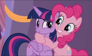 Create meme: my little pony friendship is magic, twilight sparkle and pinkie pie