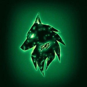 Create meme: logo purple wolf, wolf neon, wolf emblem