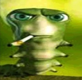 Создать мем: мемы, человек, гусеница с сигаретой