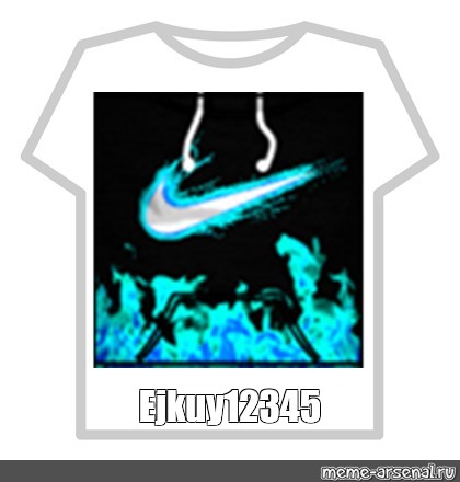 Create meme roblox t shirt black nike, Nike to get, the get t