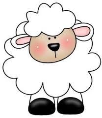 Создать мем: овца рисунок, мультяшная овечка милая, овца мультяшная