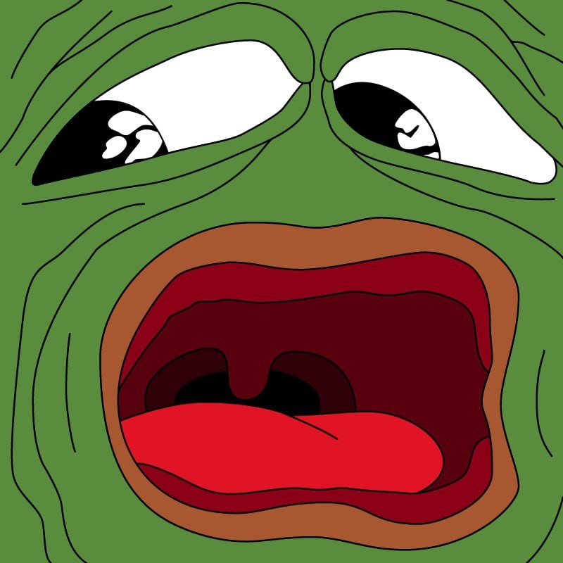 Create meme: angry pepe , pepe the frog mona lisa, Pepe the frog