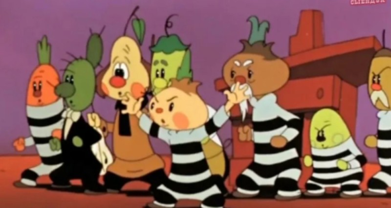 Создать мем: приключения чиполлино, чиполлино мультфильм 1961, советские мультики чиполлино