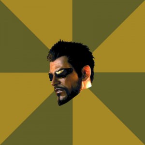 Create meme: i never ask for this, adam jensen, deus ex human revolution