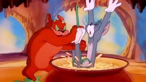 Create meme: Tom and Jerry 1949, Tom and Jerry hell, Tom and Jerry