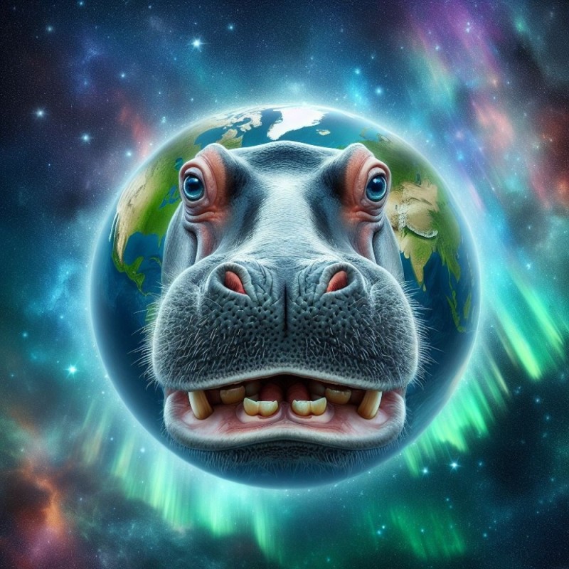 Create meme: Hippo , A pet dinosaur, the book huberta flusspferd