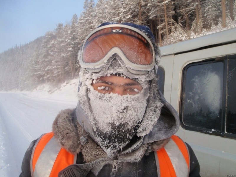Create meme: severe winter in Siberia, siberian winter, frosts in Siberia