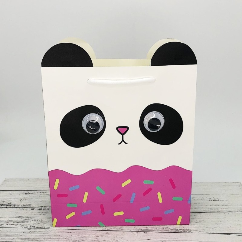 Создать мем: пакет панда, подарочный пакет, панда из коробки