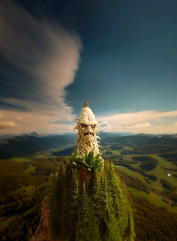 Create meme: man-pupu-ner weathering pillars, horseradish from the mountain, figure 