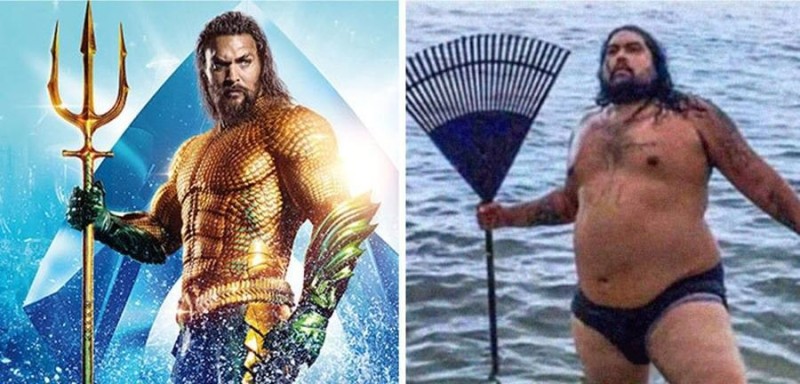 Create meme: Jason momoa Aquaman, momoa aquaman, Patrick Wilson Aquaman