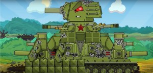 Создать мем: мультики про танки геранд, мультики про танки кв 44, танки мультики про танки