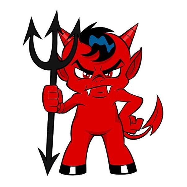 Create meme: imp, devil drawing, the cartoon devil