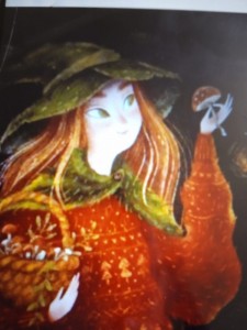 Создать мем: рыжая ведьма, ведьма арт, witch aquarel