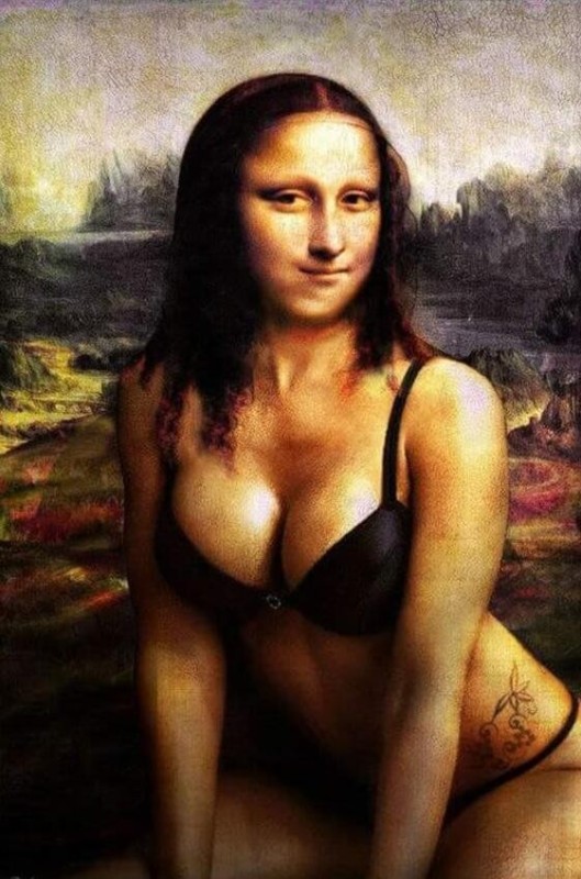 Create meme: Mona Lisa , Mona Lisa La Gioconda, painting the Mona Lisa