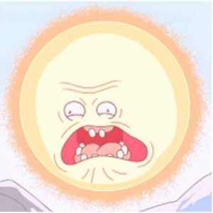 Create meme: Rick and Morty the sun PNG, Rick and Morty the sun, screaming the sun Rick and Morty