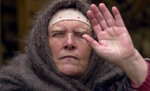 Create meme: fortuneteller Baba Nina, blind woman actress Nina, the series blind