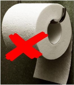 Создать мем: использованная туалетная бумага, рулон туалетной бумаги, туалетная бумага висит
