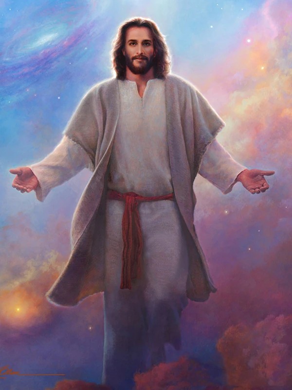 Create meme: Jesus Christ paintings, jesus christ art, God Jesus