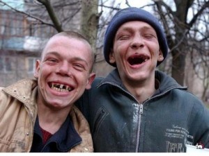 Create meme: cattle, twins, Gopnik