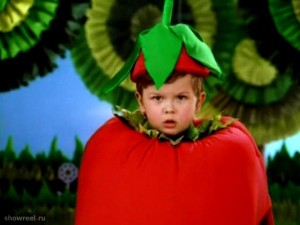 Создать мем: я томат рад, реклама сока фруктовый сад а я томат, я томат