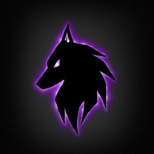 Create meme: clan wolf, wolf neon, wolf purple