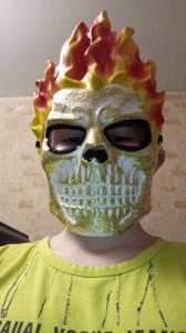 Создать мем: маска призрачного гонщика, ghost rider маска, хэллоуин маски