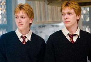 Create meme: Twins Harry Potter
