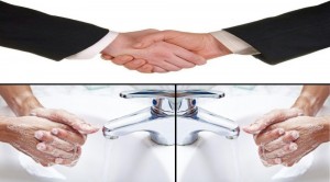 Create meme: wash hands, shaking hands and hand washing, wash hands with soap and water