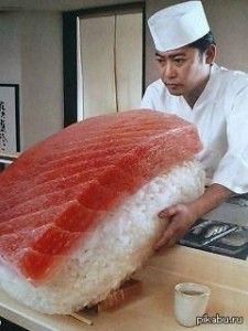 Создать мем: суши, тунец в японии, повар шаурмист