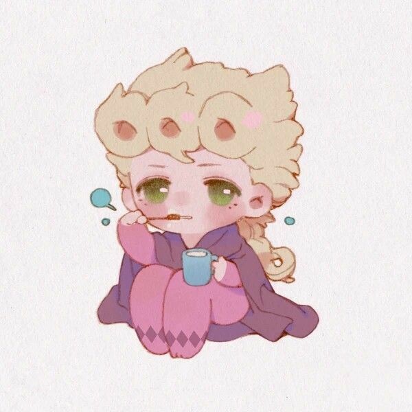 Create meme: anime , giorno Giovanna, Chibi Giorno