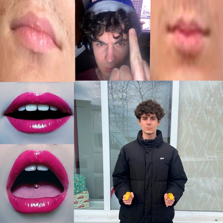 Создать мем: губы пухлые, милые мальчики, парни красивые