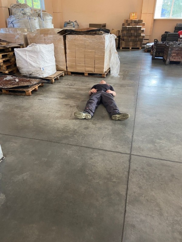 Create meme: shoes , warehouse working moments, people 