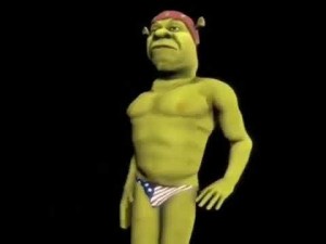 Create meme: sexy Shrek, stoned Shrek Ricardo Milos, Ricardo Shrek