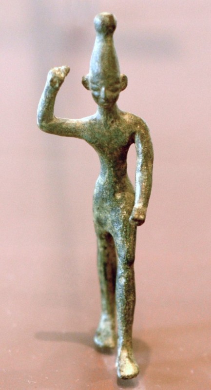 Create meme: baal phoenicia, baal statuette, xii century BC