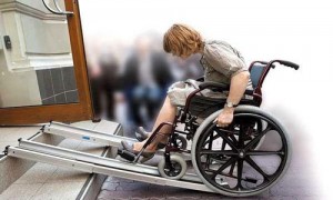 Create meme: people with disabilities, social protection of persons with disabilities, folding ramp