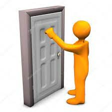 Create meme: knocking on the door, the door