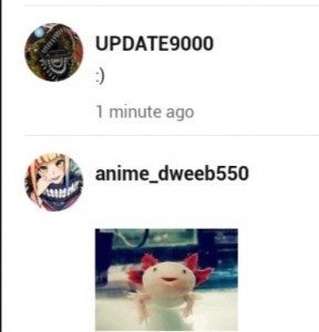 Create meme: anime, the axolotl