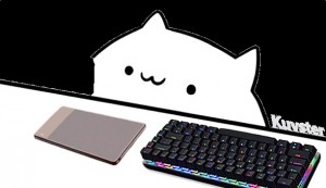 Создать мем: bongo cat клавиатура и мышь, bongo cat cam, bongo cat