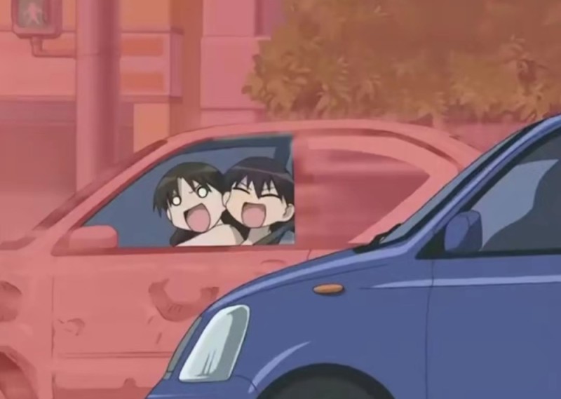 Create meme: azumanga, The Loose Trinity season 3, anime gif machine