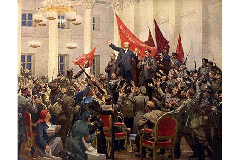 Создать мем: великая российская революция, начало октябрьской революции 1917, великая октябрьская революция