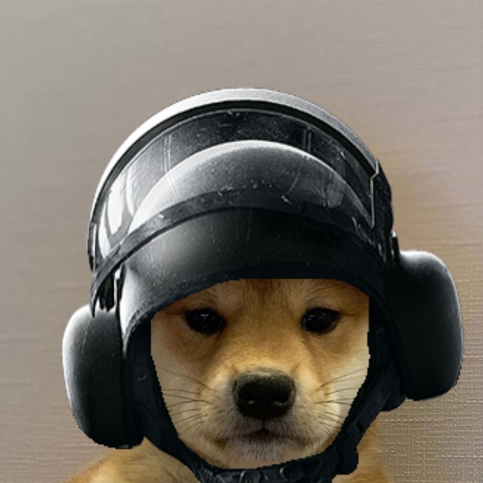 Create meme: rainbow six siege bandit drugs, a dog in a helmet, emoji r6s