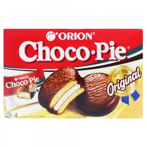 Создать мем: чоко пай орион темный, печенье чоко пай, печенье чоко-пай орион 30г*4шт.