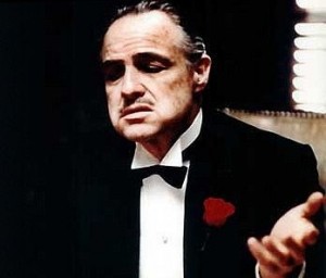 Создать мем: Вито Корлеоне, марлон брандо в фильме крестный отец, крестный отец мем