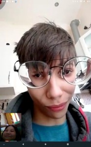 Create meme: jungkook selca, glasses, people