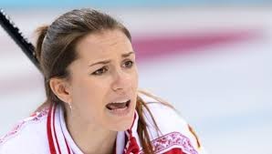 Create meme: the European championship, the Russian women's team Curling, anna sidorova