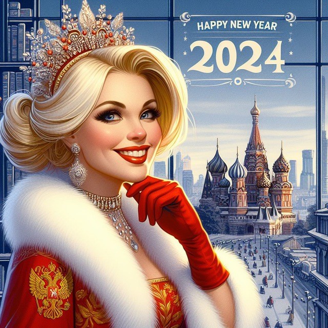 Создать мем: happy new year 2024, красота девушки, новогодний