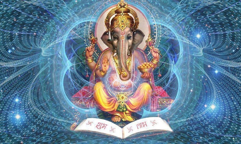 Create meme: Ganesha is god, ganesha, a mantra for attracting money