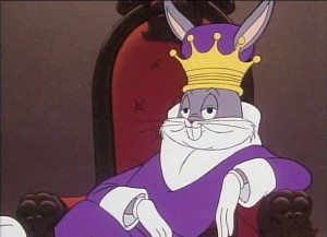 Create meme: meme bugs Bunny, bugs Bunny in the crown, bugs Bunny