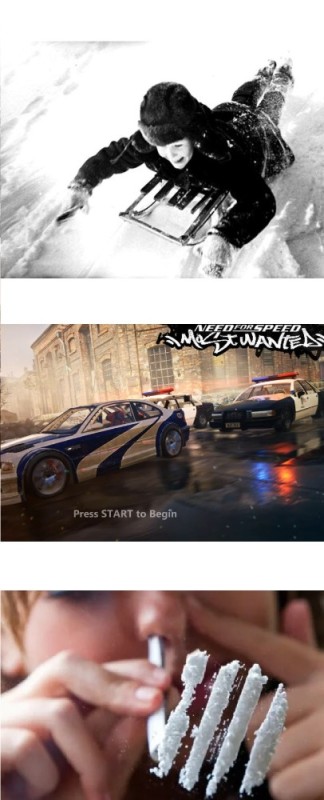 Создать мем: кокаина, нюхает кокс, need for speed: most wanted