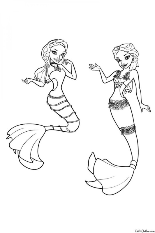 Create meme: barbie mermaid decorations, Elsa the mermaid coloring book, Coloring book for girls barbie mermaid